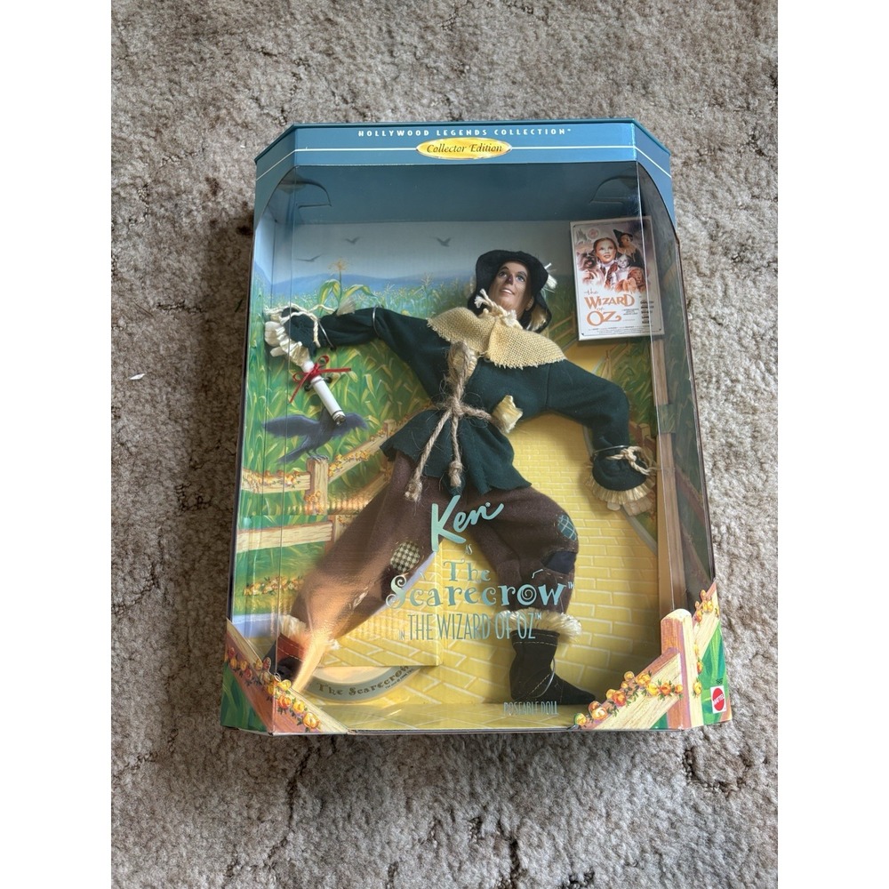 Vintage 1996 Ken as The Scarecrow Wizard of Oz Hollywood Legends Mattel